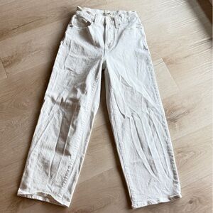 Madewell Women's Straight Leg Jeans in Cream